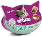 Petisco Whiskas Temptations Anti Bola de Pelo - R$ 7,42