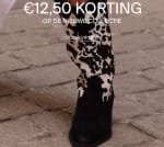 €12,50 korting op de nieuwe collectie bij Sascha