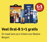 Oral-B 1+1 gratis Alle combinaties mogelijk