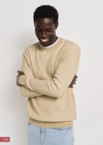 Jersey Springfield estructura bicolor beige por solo 9,99€