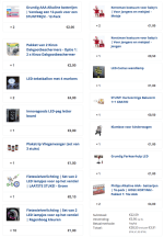 Outlet dagactie producten vanaf 10 cent