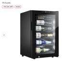 Vinoteca La Sommelière Collection 22 Botellas 6 estantes Control temperatura Iluminación LED Negro por 212,92€