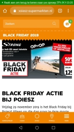 black friday led smart tv 32inch voor €125