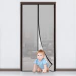 Mosquitera para Puerta Protección Contra Insectos Magnético por 9,99€
