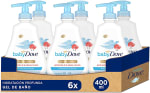 Baby Dove Gel de Ducha Hidratante Profundo de pies a cabeza, 400 ml, paquete de 6, por solo 10,83€