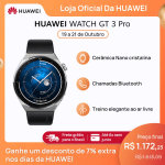 Smartwatch da Huawei, modelo Watch Gt 3 Pro - R$ 1.274,07
