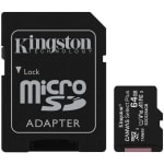Cartão de Memória Kingston Canvas Select Plus MicroSD 64GB - R$ 44,90
