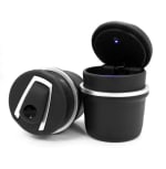Cenicero con luz led portátil para coche