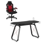 31% de descuento | Mc Haus Pack Gaming Red Silla y Escritorio por 229,98€