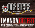 Offre spéciale One Piece : 1 manga offert pour 2 mangas achetés