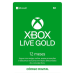 Gift Card da Xbox Live Gold de 12 meses - R$ 179,99