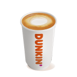 Receive a free small coffee all day only at Dunkin'