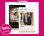 PRE BLACK FRIDAY! 75% korting op ALLE Social Frames.