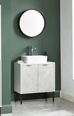 Mueble para Debajo del Lavabo, Madera de ingeniería por 45,57€