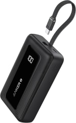 Anker Zolo Power Bank, Cargador Alta Velocidad de 20000mAh 30W con Cable USB-C Integrado por 23,99€
