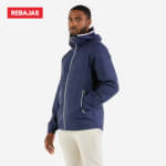 Chaqueta impermeable cortavientos lluvia vela Hombre por 18,99€
