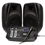Altavoces con mesa de mezclas INFINITON DJ-M300 - 2x 100W por 139€