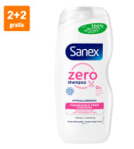 2+2 gratis op Sanex Shampoo zero% gevoelige huid parfumvrij bij de AH