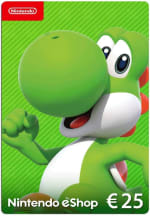 Nintendo e-shop tegoed twv €25 voor €20 via Amazon