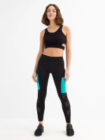 Leggins con Bloques Azules para Mujer por 9.99€