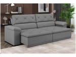 Sofá Retrátil e Reclinável com 3 Lugares, modelo Veludo Caribe - R$ 1.019,99