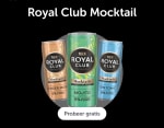 Gratis royal club mocktail via tikkie