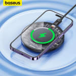 Carregador wireless da Baseus para Smartphone e Fones - R$ 35