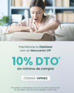 10% de descuento en toda la tienda no aplicable a medicamentos, test covid, mascarillas o precios mini
