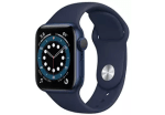 Apple Watch Series 6, GPS, 40 mm, Caja de aluminio en azul por 399€