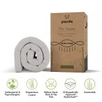 Panda Memory Foam Bamboo Mattress Topper, Single - £62.99