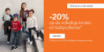 20% korting op kinderkleding