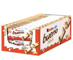 Kinder Bueno Chocolate con leche y crema de avellanas1caja de 30*43g,total 60 barras de chocolate Kinder por 15,26€