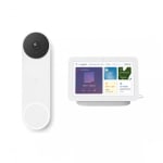 Google Nest Doorbell (batterij) + Google Nest Hub (Gen. 2) voor €229 bij Tink