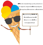 20% korting op al het buitenspeelgoed, trampolines, zwembaden en zandbakken!