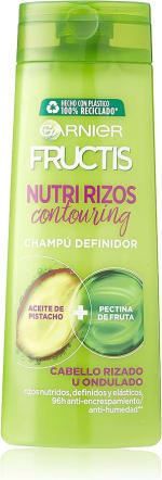 3 botes Garnier Fructis Nutri Rizos Contouring Champú 380ml por 3,51€