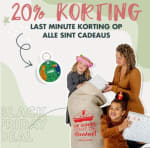 20% korting op alle sint cadeautje bij Bulbby