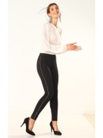 Pantalón Tregging con cinta de fantasía lateral por 3,50€