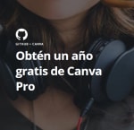 1 año de herramienta de diseño gráfico en línea Canva Pro Gratis