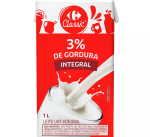 Leite Carrefour UHT Integral de 1L - R$ 3,89