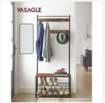 Porte-Manteau avec Étagère à Chaussures Vasagle HSR41BX à 45,99€