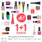 1+1 gratis op nagellak bij Di