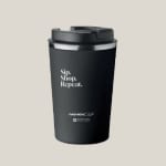 Gratis refill coffee cup voor gratis koffie bij Coffee Company bij Batavia Stad Lelystad bij inschrijven als Fashion Club Member