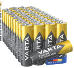 Paquete de pilas alcalinas Varta a 11,99€ 40 unidades