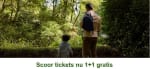 1+1 gratis op tickets voor ZooParc Overloon