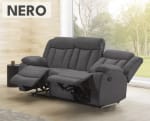 Sofa 3 plazas reclinable Nero por 539,99