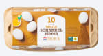 10 Mega scharreleieren Klasse A. Maat L/XL. voor €1,99 bij de Aldi