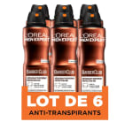 Lot de 6 Déodorants L’Oréal Paris Men Expert BarberClub Bodyspray Protection 48h - 150ml, Bois de cèdre à 12,69€