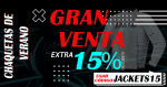 Gran venta 15% de descuento adicional en chaquetas de verano