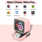 Divoom Ditoo Pixel Art Altavoz Bluetooth Multifuncional, Altavoz portátil Retro con Pantalla LED RGB, Teclado mecánico, Reloj Despertador Inteligente, por 71,99€