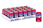 48 Fanta Sin Azúcar Frambuesa latas 330 ml por solo 27,36€